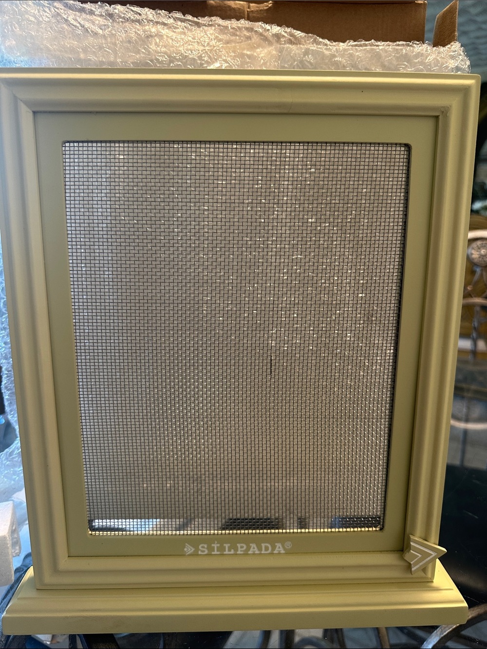 Silpada Olive Green Mesh Jewelry Display Frame
